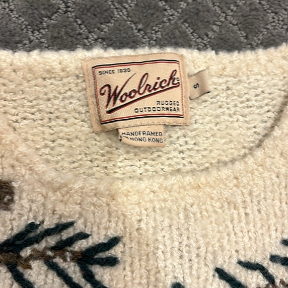 VINTAGE woolrich christmas wool sweater - Picture 2 of 3